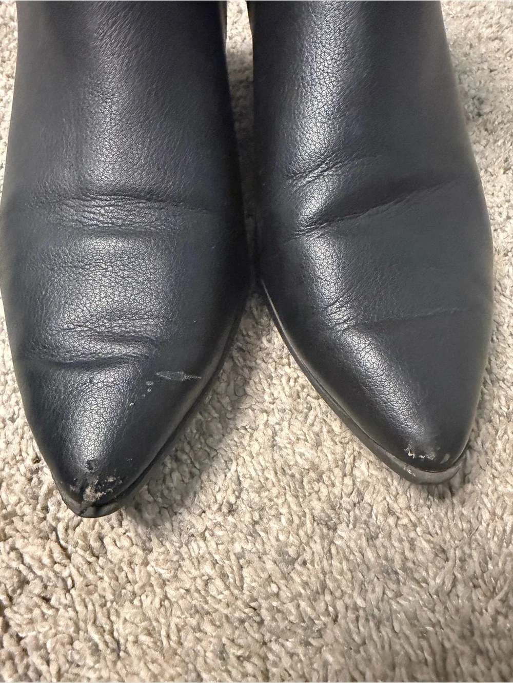 Old Navy Women’s Size 10 Black Pointed Toe Chelsea Ankle Boots Low Heel